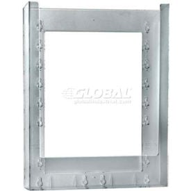 Approved 252330 Single Letter Wall Mount Brochure Holder 10-Pack 9.125