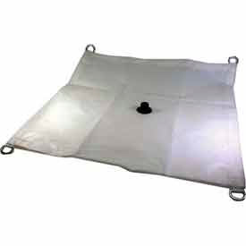 4' X 4' Translucent Flame Retardant Drain Tarp - VN-0404 VN-0404