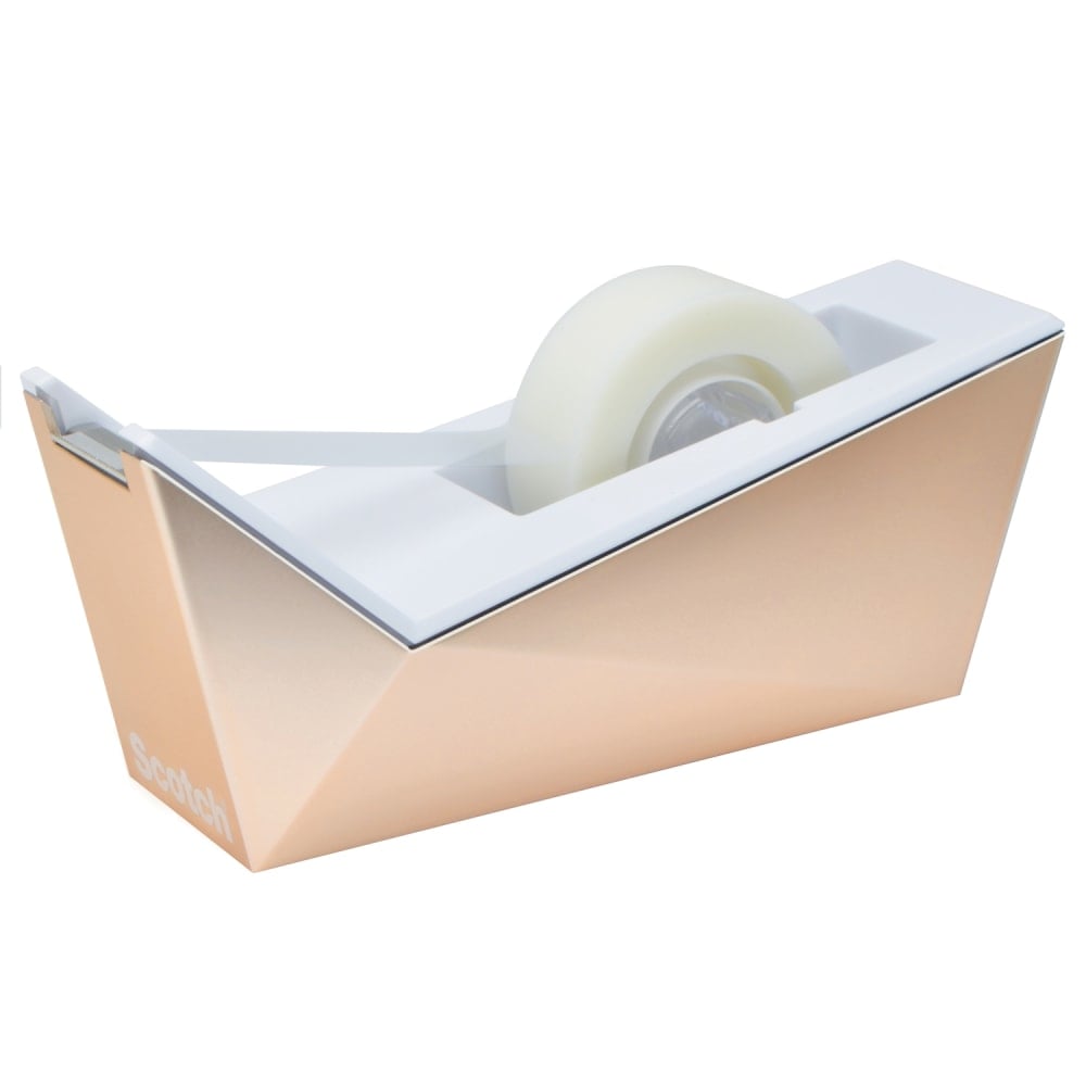 Scotch Desktop Facet Tape Dispenser, Copper (Min Order Qty 6) MPN:C17-CP