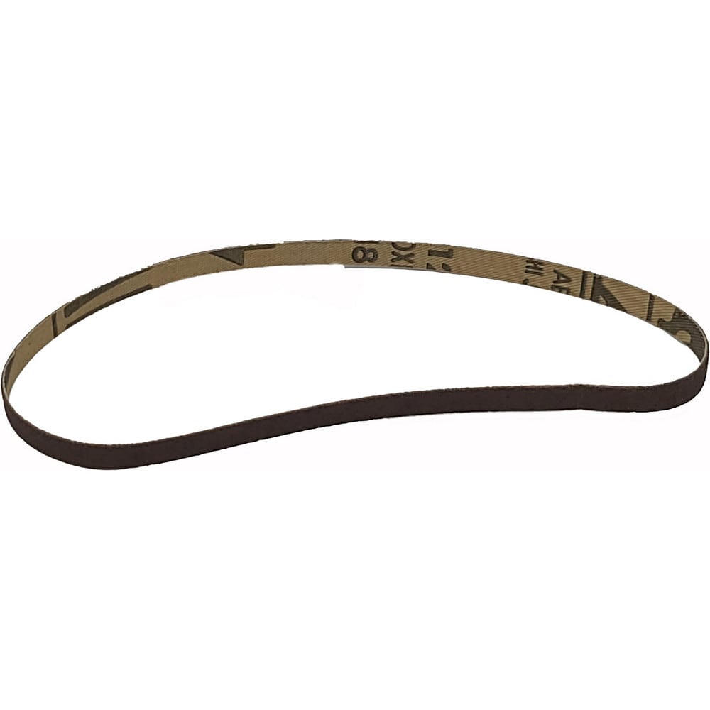 Abrasive Belt: 8 mm Wide, 300 mm Long, 240 Grit, Aluminum Oxide MPN:64904