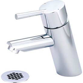 Olympia i2 L-6051G Single Lever Bathroom Faucet with Grid Strainer Polished Chrome L-6051G