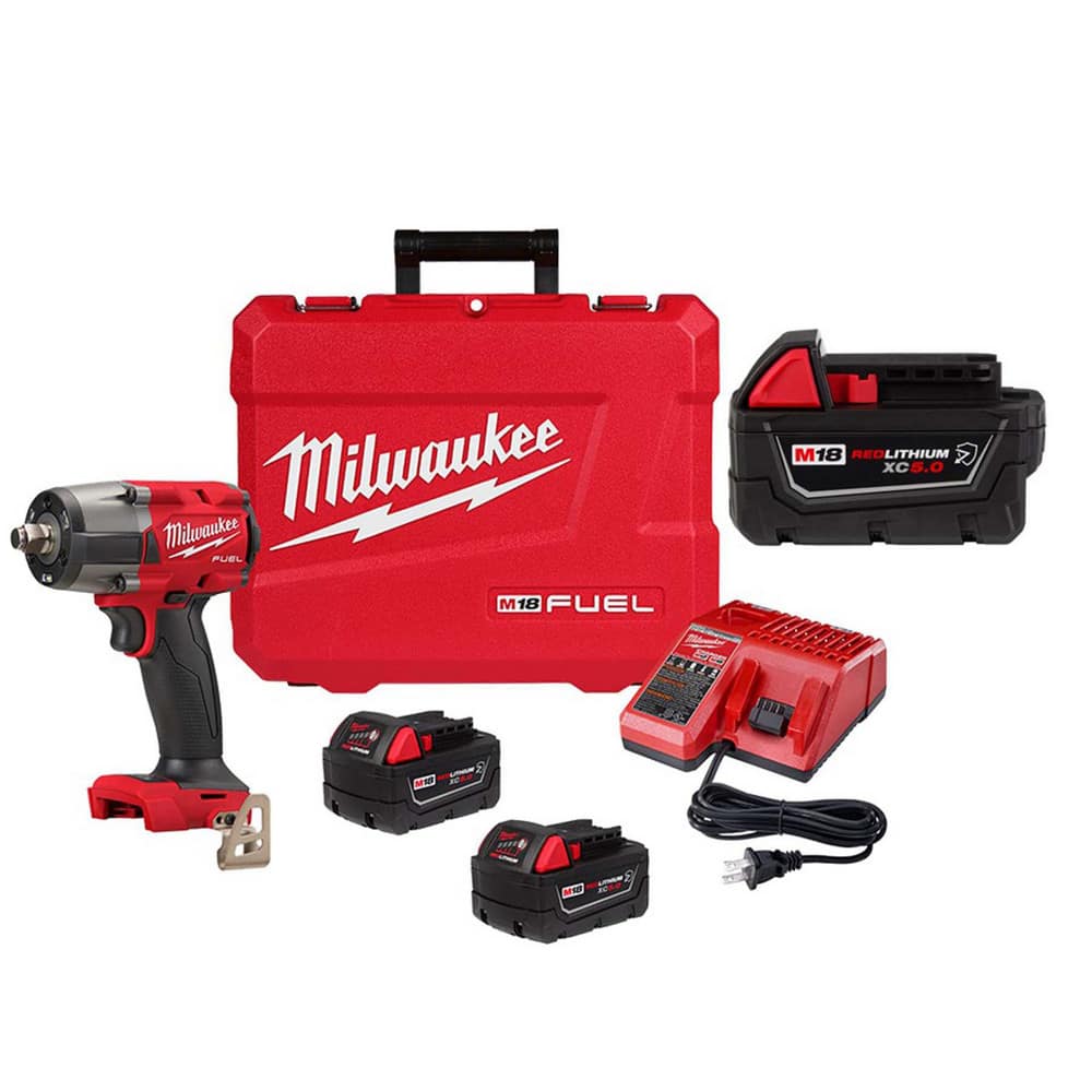 Cordless Impact Wrenches & Ratchets, Voltage: 18.00 , Handle Type: Straight , Speed (RPM): 0-2575 , Torque (Ft/Lb): 450 , Brushless Motor: Yes  MPN:9090255/8312461