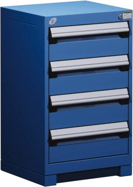 4 Drawer Avalanche Blue Steel Modular Storage Cabinet MPN:R5ACG-2801-055