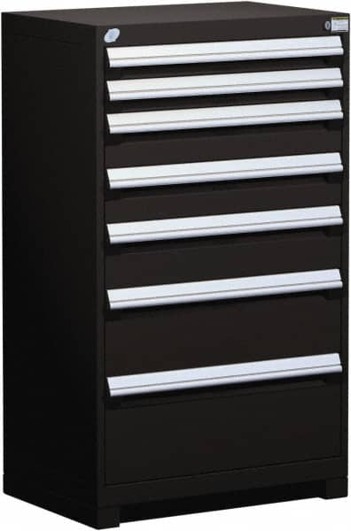 7 Drawer Black Steel Modular Storage Cabinet MPN:R5AEC-4403-091