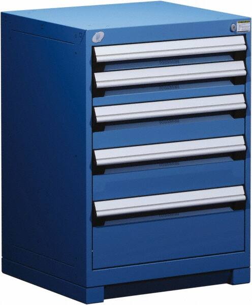 5 Drawer Avalanche Blue Steel Modular Storage Cabinet MPN:R5ADG-3003-055