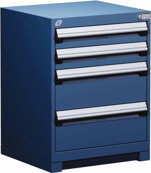 4 Drawer Avalanche Blue Steel Modular Storage Cabinet MPN:R5ADG-2803-055