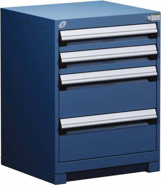 4 Drawer Avalanche Blue Steel Modular Storage Cabinet MPN:R5ADD-2803-055