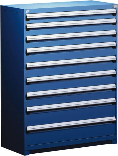 9 Drawer Avalanche Blue Steel Modular Storage Cabinet MPN:R5AKG-5803-055