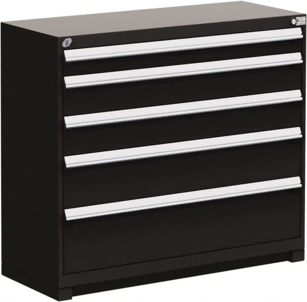 5 Drawer Black Steel Modular Storage Cabinet MPN:R5AKG-3805-091