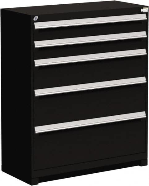 5 Drawer Black Steel Modular Storage Cabinet MPN:R5AJG-4405-091