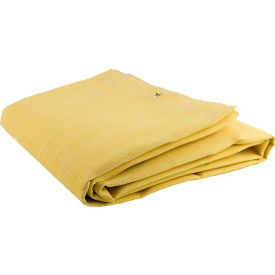 Jackson Safety® Acrylic Coated Fiberglass Welding Blanket 8'W x 8'H Yellow 37609