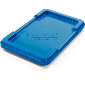 GoVets™ Blue Lid For Cross Stack And Nest Tote 25-1/8 x 16 x 8-1/2 - Pkg Qty 6 001603