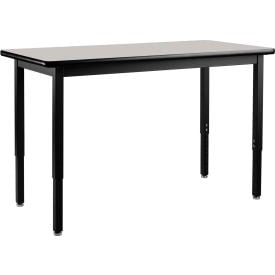 Interion® Utility Table - 72 x 24 - Gray Nebula 750GY695