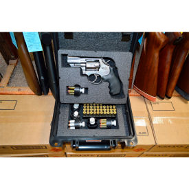 Quick Fire Pistol Case With Ruger & S&W Inserts QF300BKRL1 Watertight 10-11/16x9-3/4x4-13/16 Black QF300BKRL1