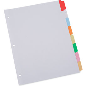 Universal® Deluxe Write-On/Erasable Tab Index 8-Tab 11