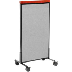 Interion® Mobile Deluxe Office Partition Panel 24-1/4