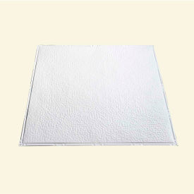 Great Lakes Tin Chicago 2' X 2' Lay-in Tin Ceiling Tile in Matte White - Y60-01 Y60-01