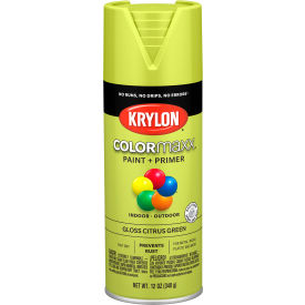 Krylon® Colormaxx™ Paint & Primer 12 oz. Gloss Citrus Green - Pkg Qty 6 K05512007