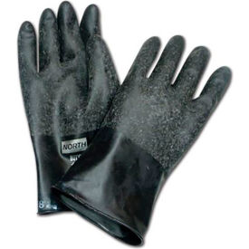 Honeywell® Chemical Resistant Gloves Rough Grip Butyl 13 Mil Thick Size 11 Black B131R/11