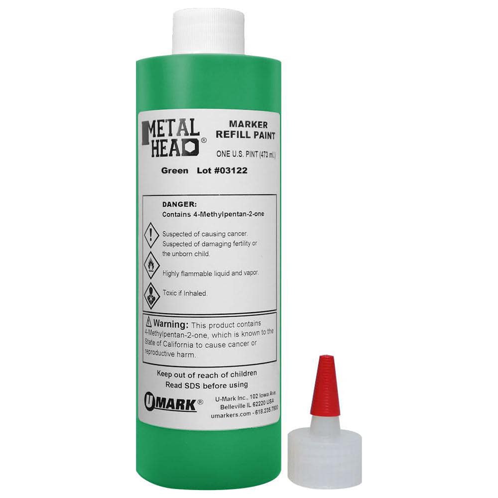 Markers & Paintsticks, Marker Type: Refill, Tip Shape: Point, Color: Green, Ink Type: Oil Base, For Use On: Concrete, Metal, Steel, Lumber MPN:10603R