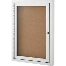 GoVets™ Enclosed Cork Bulletin Board -18