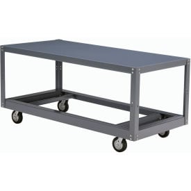 GoVets™ Mobile Steel Work Table 36 x 24 x 30