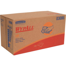 WypAll L30 Wipers 10 x 9-4/5 White 120/pop-Up Box 10 Boxes/Carton - KCC 03086 KCC 03086