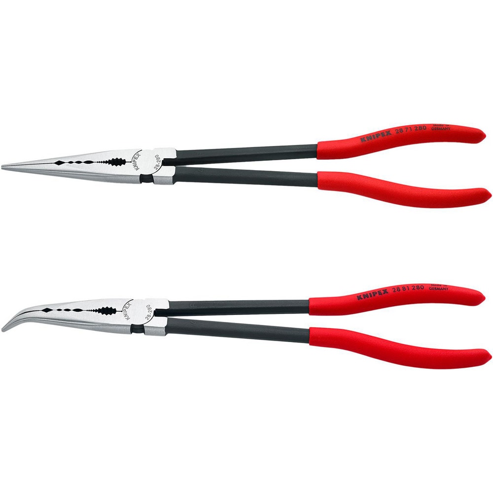 Plier Sets, Plier Type Included: XL Needle-Nose Pliers , Container Type: None , Handle Material: Non-Slip Plastic , Includes: 28 71 280, 28 81 280  MPN:00 80 01 US