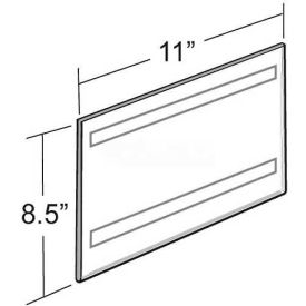 Approved 122022 Horizontal Wall Mount Sign Holder W/ Adhesive Tape 11