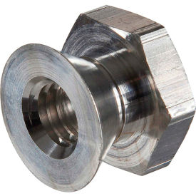 1/4-20 Tamper-Proof Security Breakaway Nut - Non-Removable - Aluminum - Made In USA - Pkg of 100 BAN.142