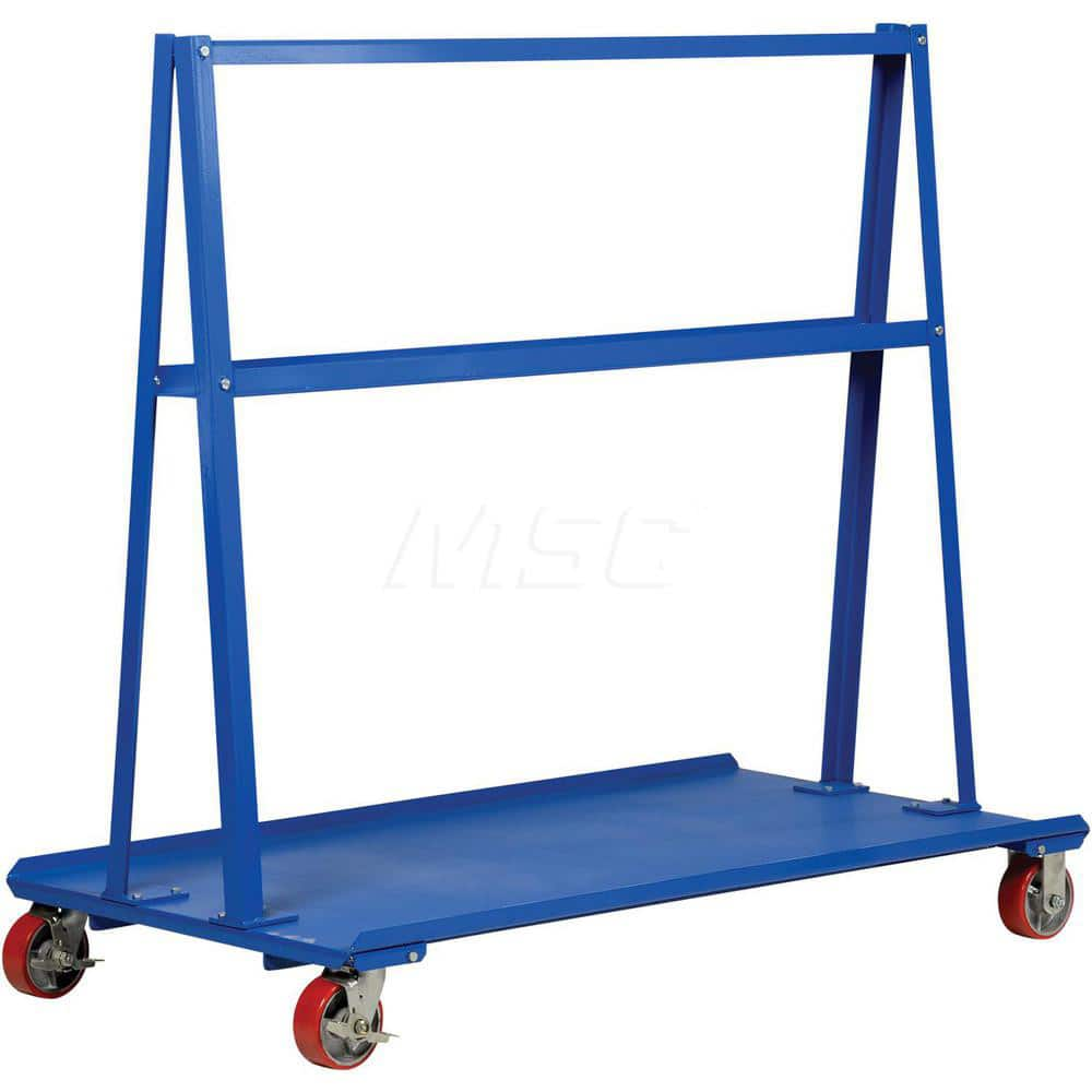 A-Frame Cart Truck: 2,000 lb Capacity, Steel Platform, 48