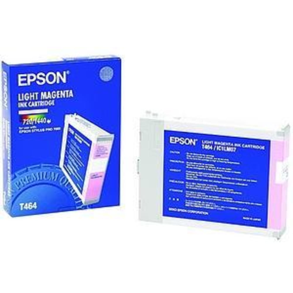 Epson T464 - Light magenta - original - ink tank - for Stylus Pro 7000, Pro 7000 PS MPN:T464011