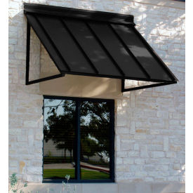 Awntech H22-3KN Standing Seam 3-11/16'W x 2'H x 2'D Awning Black H22-3KN