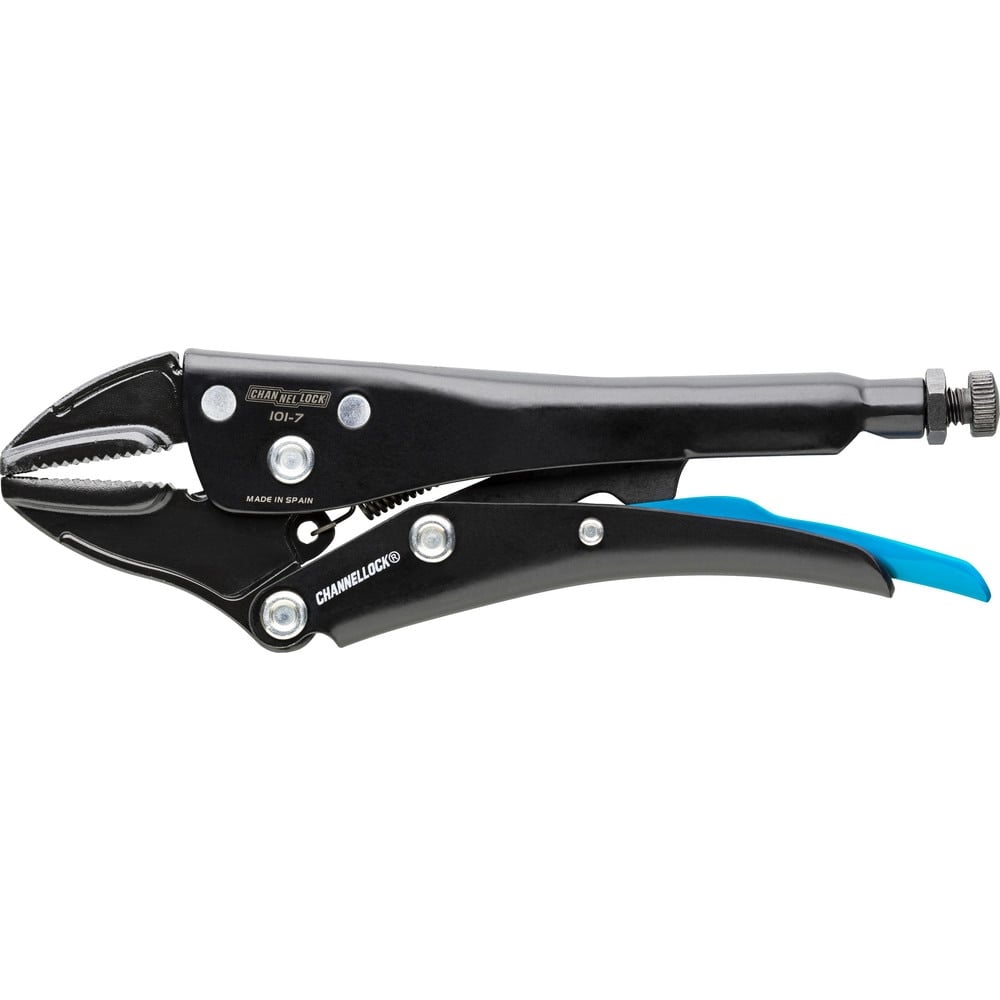 Locking Pliers, Jaw Texture: Serrated , Jaw Style: Straight, Locking , Overall Length Range: 7 in to 9.9 in , Overall Length (Inch): 7in  MPN:101-7