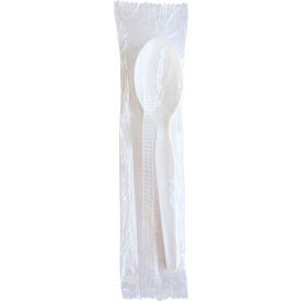 Boardwalk® Heavyweight Wrapped Soup Spoons Polystyrene White 1000/Carton BWKSOUPWHPS