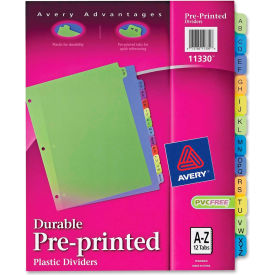 Avery Preprinted Plastic Divider Printed A to Z 8.5