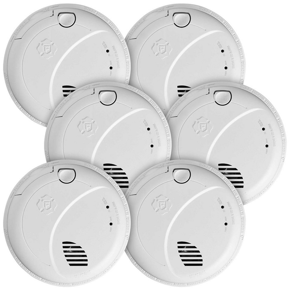 Smoke & Carbon Monoxide (CO) Alarms, Alarm Type: Smoke , Sensor Type: Photoelectrical, Electrochemical , Mount Type: Ceiling, Wall  MPN:1046780