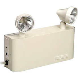 Emergi-Lite JSM18-210LA Small Steel Emergency Light - 6V  2- 4W LED MR16 Lamp Heads JSM18-210LA