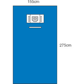 3M™ Steri-Drape Large Ophthalmic Sheet w/Aperture 2 Pouches 1065B 14/Carton 2 Carton/Case 1065B