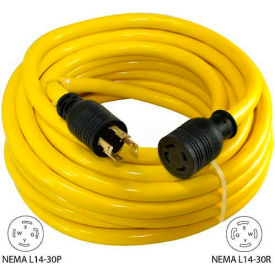 Conntek 20603 100' 30A Generator Power/Extension Cord with NEMA L14-30P to L14-30R 20603