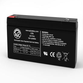 AJC® Wheelhorse 8-25 Lawn and Garden Replacement Battery 7Ah 6V F1 AJC-C7S-I-0-180269