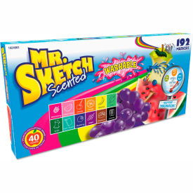 Mr. Sketch® Washable Markers Chisel Assorted Colors 192/Set 1924063