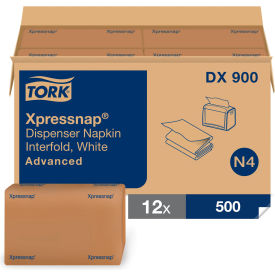 Tork® Xpressnap Interfold Dispenser Napkins 1-Ply Bag-Pack 13'Wx8-1/2