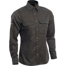 DRIFIRE® Tecgen Select®Women's Flame Resistant Work Shirt XL Gray TCGSSWN00115XLRG00 TCGSSWN00115XLRG00