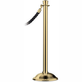 Tensator Post Rope Safety Crowd Control Queue Stanchion Traditional Classic Polished Brass 310T-2P-NOT