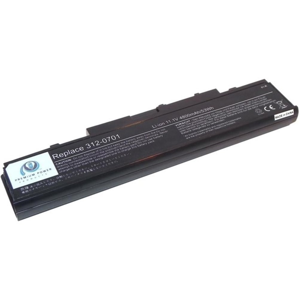 Premium Power Products Compatible Laptop Battery Replaces Dell 312-0701, 3120701, GSD1535-4400, KM898, KM901, KM958, MT264, MT276, MT277, PW772, WU946, WU960 - Fits in Dell Studio 15, 1536, 1537, 1555, 1557, 1558 MPN:312-0701-ER