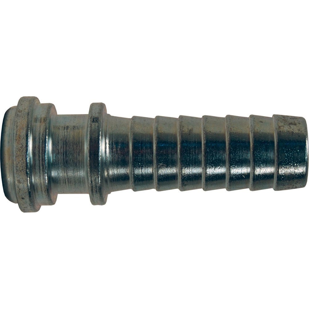 Ground Joint Hose Couplings, Thread Type: Non-Threaded , Type: Nipple , Material: Plated Steel , Size: 1/2 in , Style: Hose Insert  MPN:GBA45