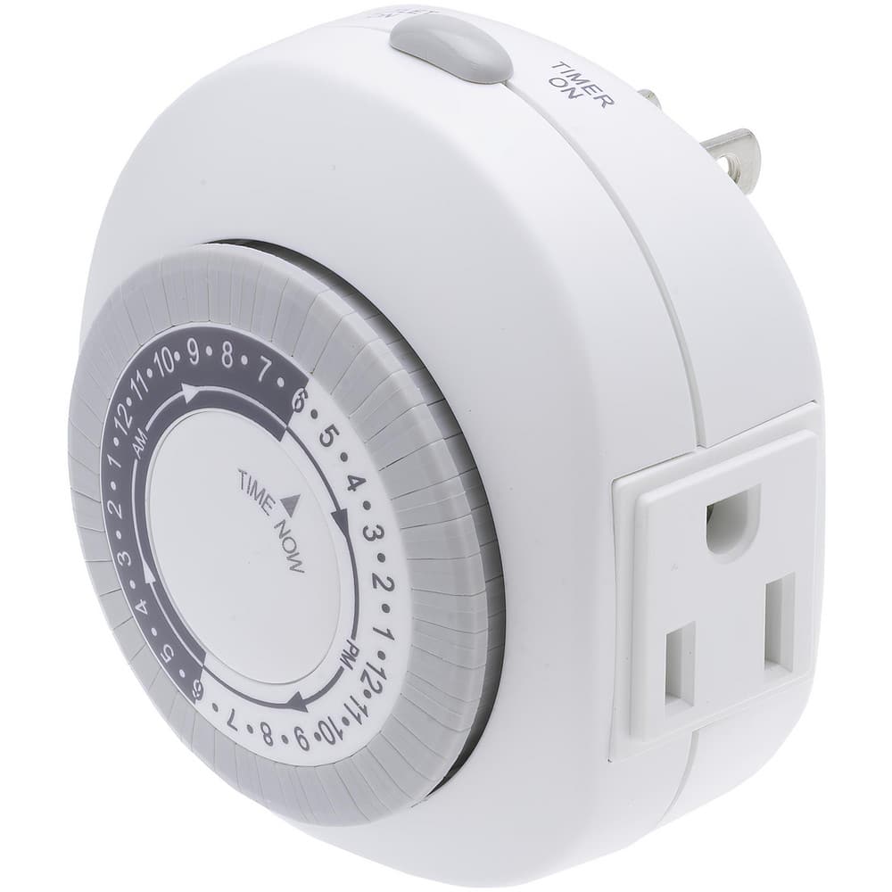 Electrical Timers & Timer Switches, Switch Type: Mechanical Timer Switch , Recommended Environment: Indoor , Timing Range: 24 h , Minimum On/Off Time: 30min  MPN:403B