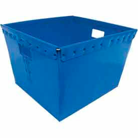 Corrugated Plastic Nestable Tote 21x19x14 Blue - Pkg Qty 4 1601-Blu-144