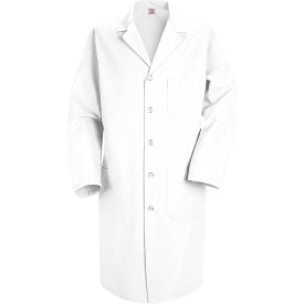 Red Kap® Men's Lab Coat White Poly/Combed Cotton Regular 60